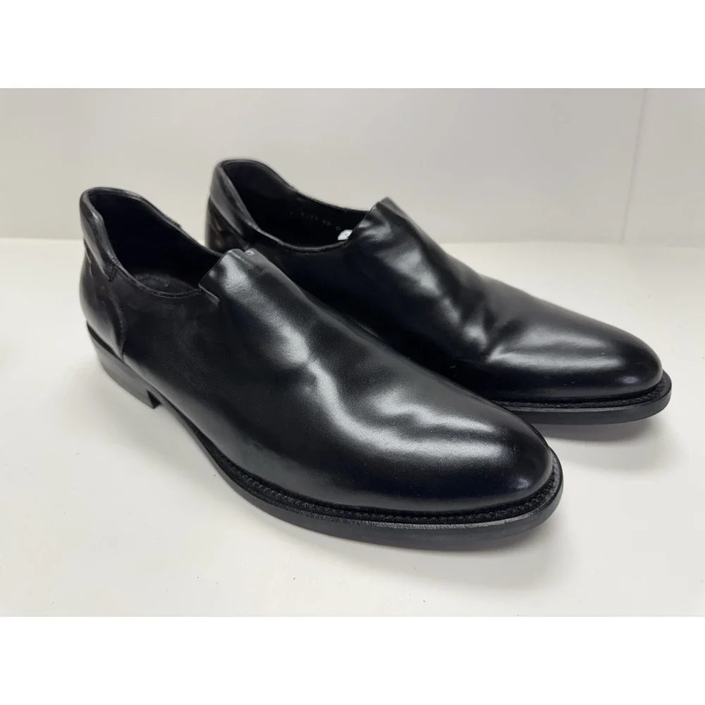 Donald Pliner Men's Stretch Nappa Leather Slip-On‎ Loafer Black Ewait 3030 M100